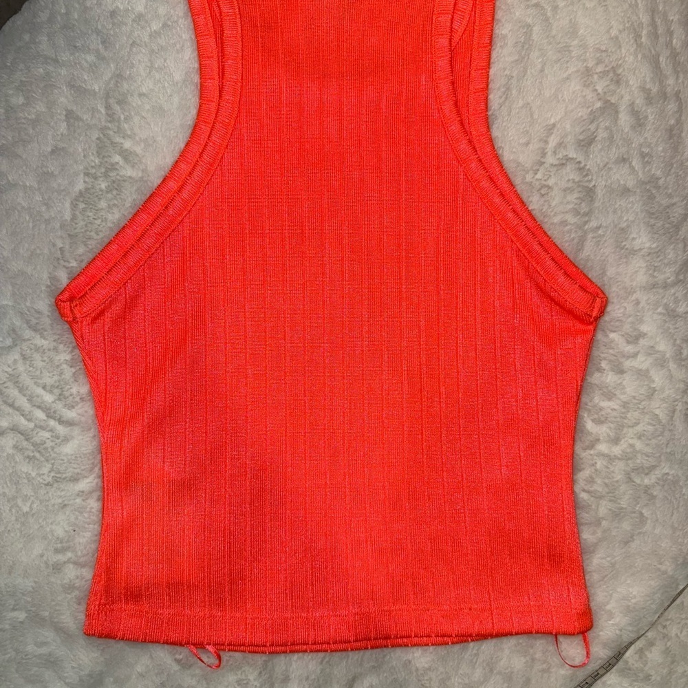 2 x 20$ Guess Bright Coral Tank Top Size XS - Picture 5 of 5